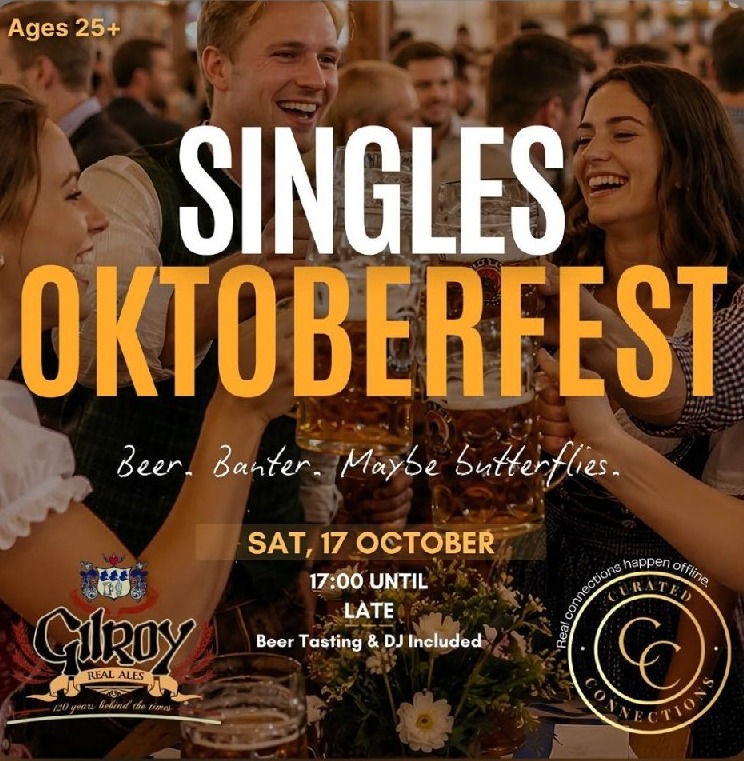 Singles Event @ Gilroy's 17 Oct