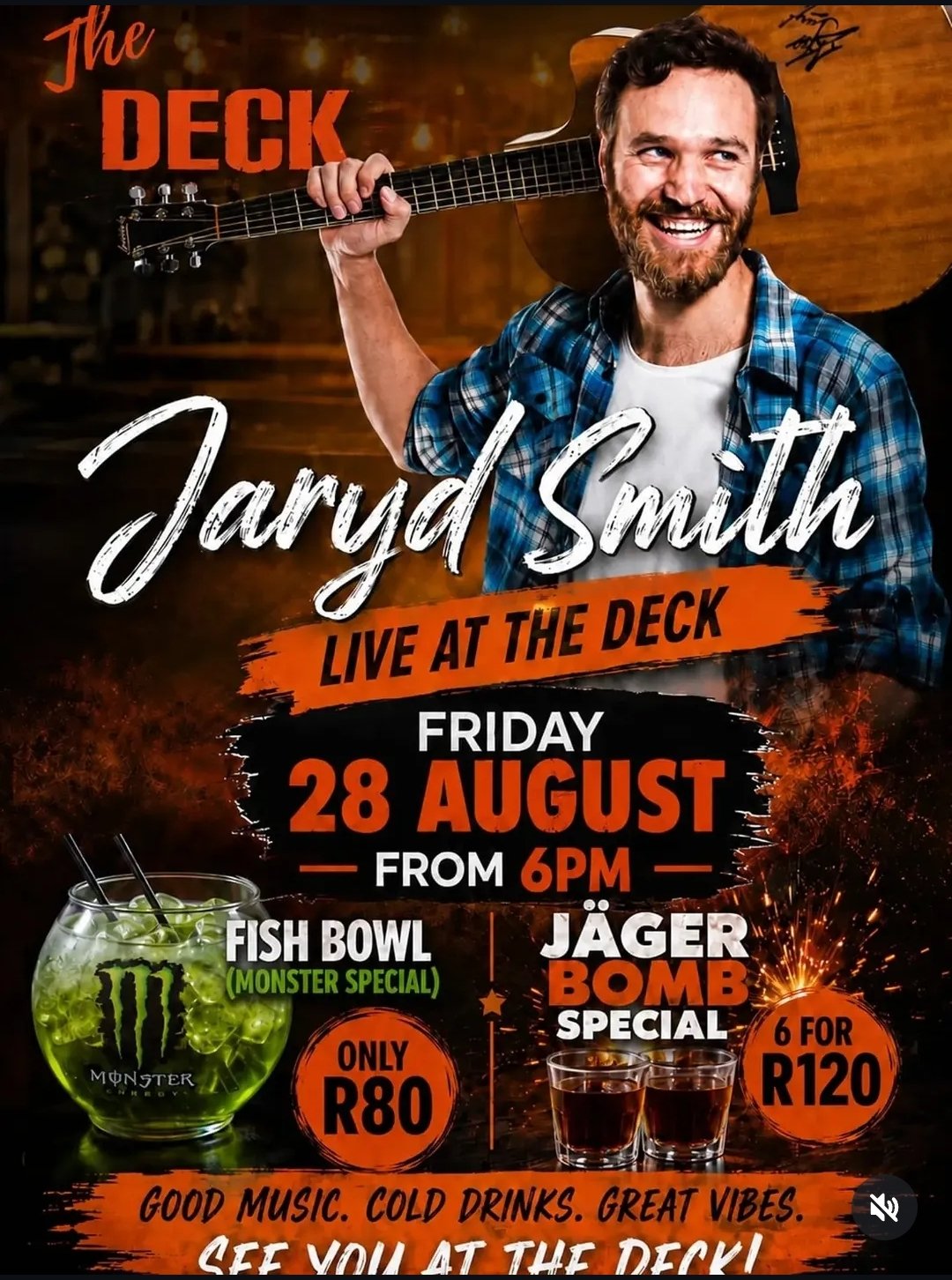 Jaryd Smith @ The Deck 28 Aug