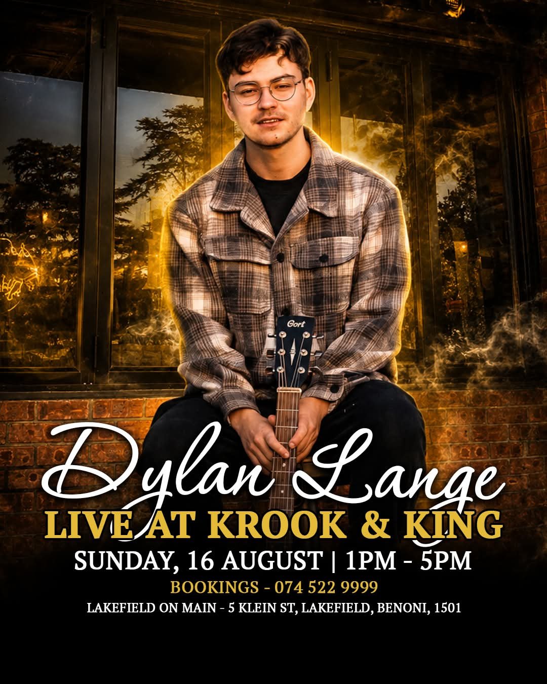 Dylan Lange @ Krook & King · Muldersdrift 16 Aug