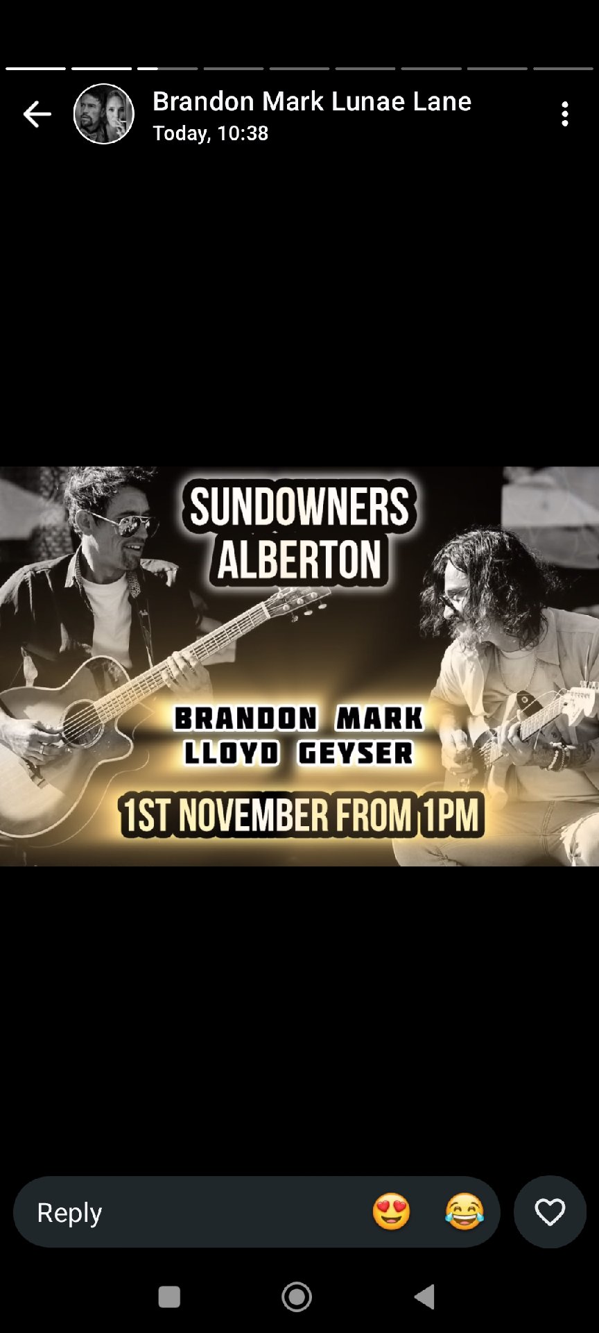 Brandon Mark @ Sundowners, Alberton · Alberton 1 Nov
