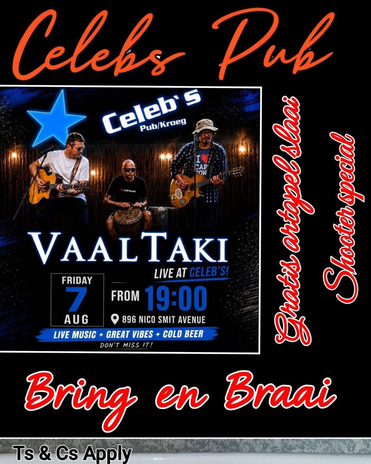Vaaltaki @ Celebs · Pretoria 7 Aug