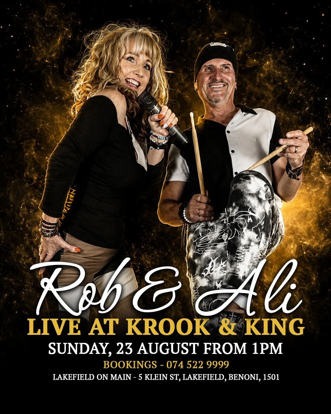 Rob & Ali @ Krook & King · Muldersdrift 23 Aug