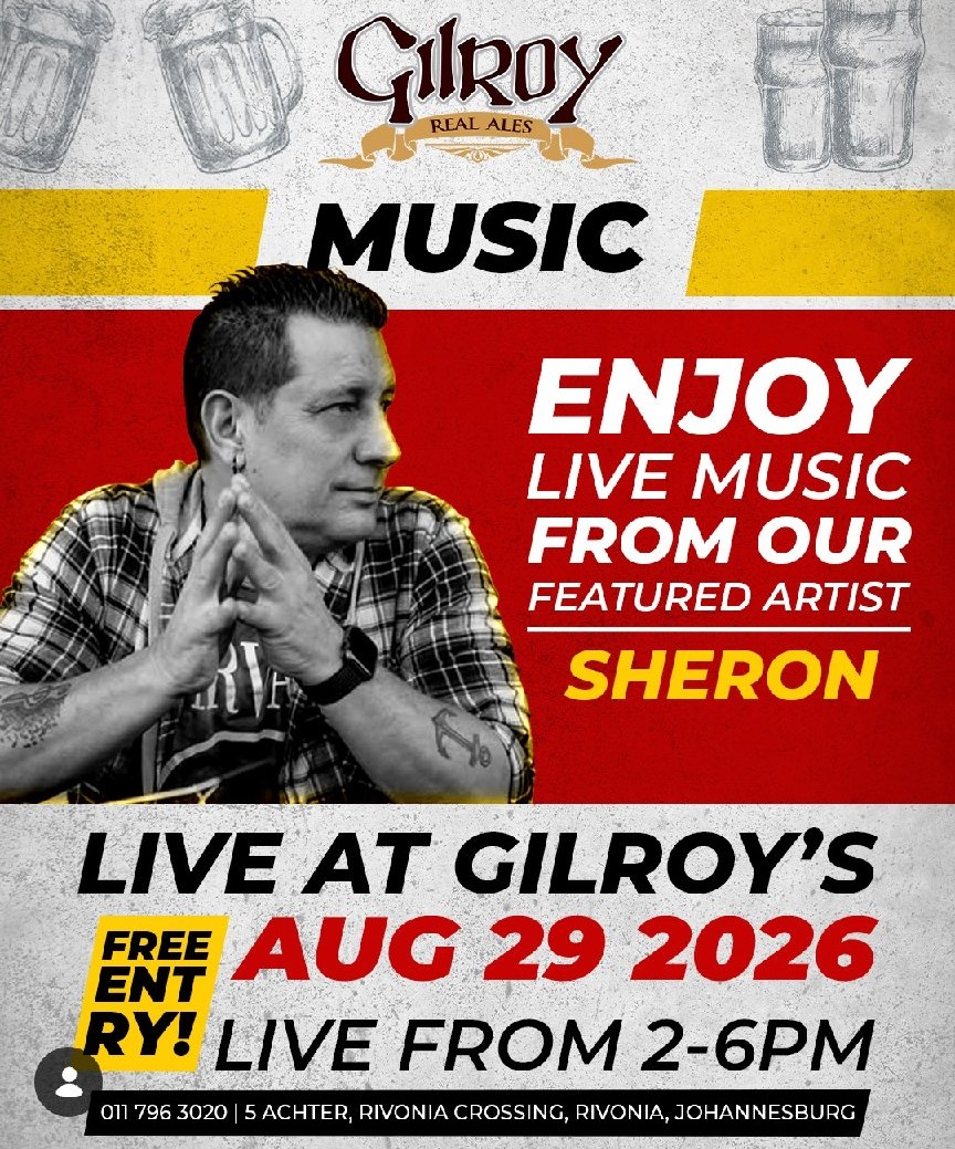 Sheron @ Gilroys Brewery · Sandton 29 Aug