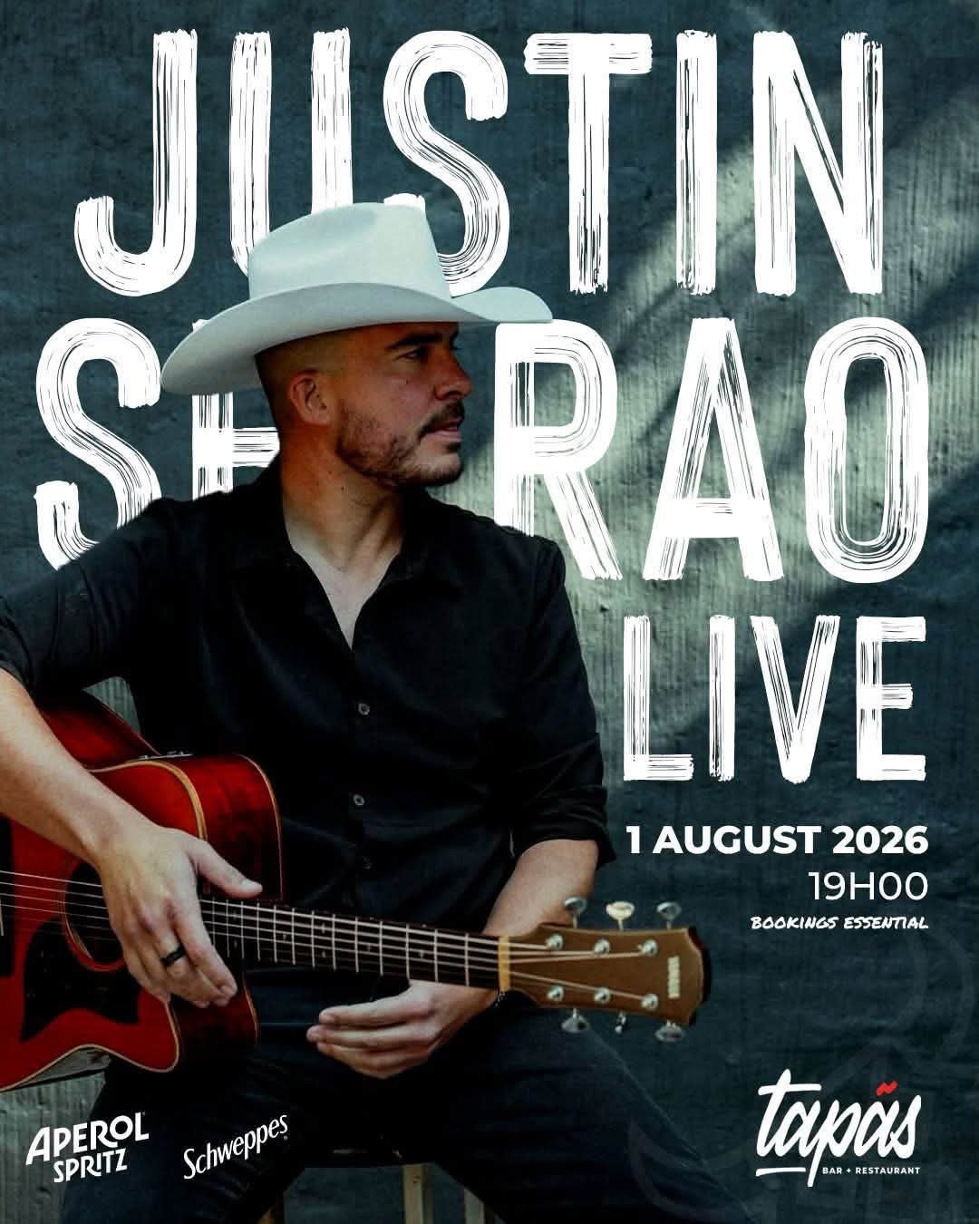 Justin Serrao @ Tapas Bar and Restaurant · Gqeberha 1 Aug