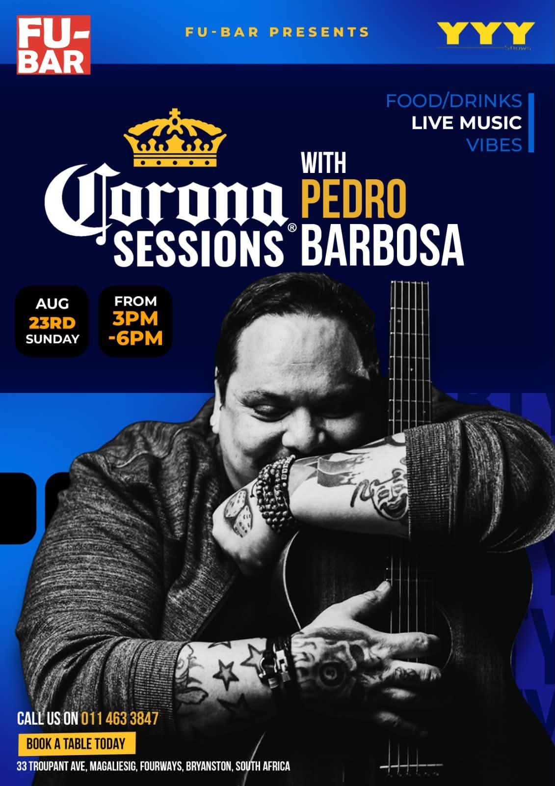 Pedro Barbosa @ Fu-Bar · Sandton 23 Aug