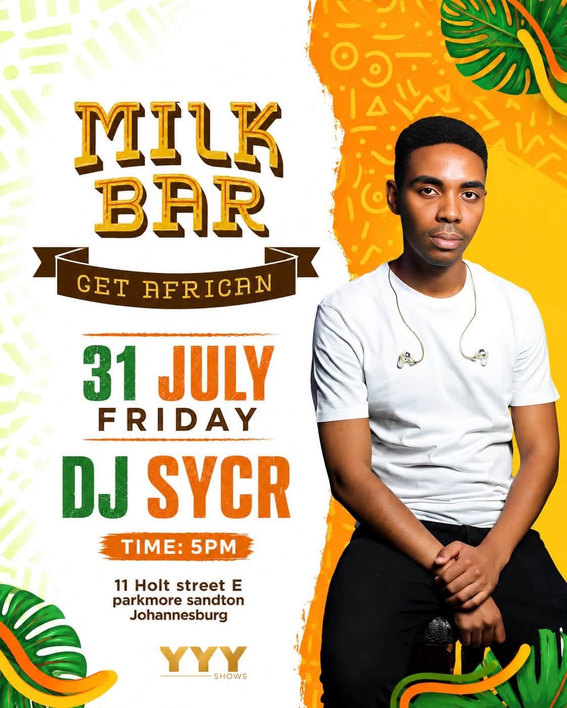 DJ SYCR @ Milk Bar, Parkmore 31 Jul