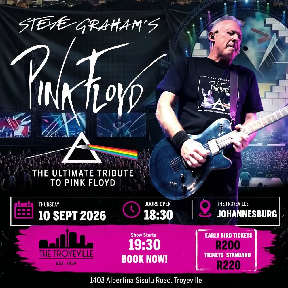 Steve Graham's Pink Floyd @ The Hangout at The Troyeville Hotel · Johannesburg 10 Sep