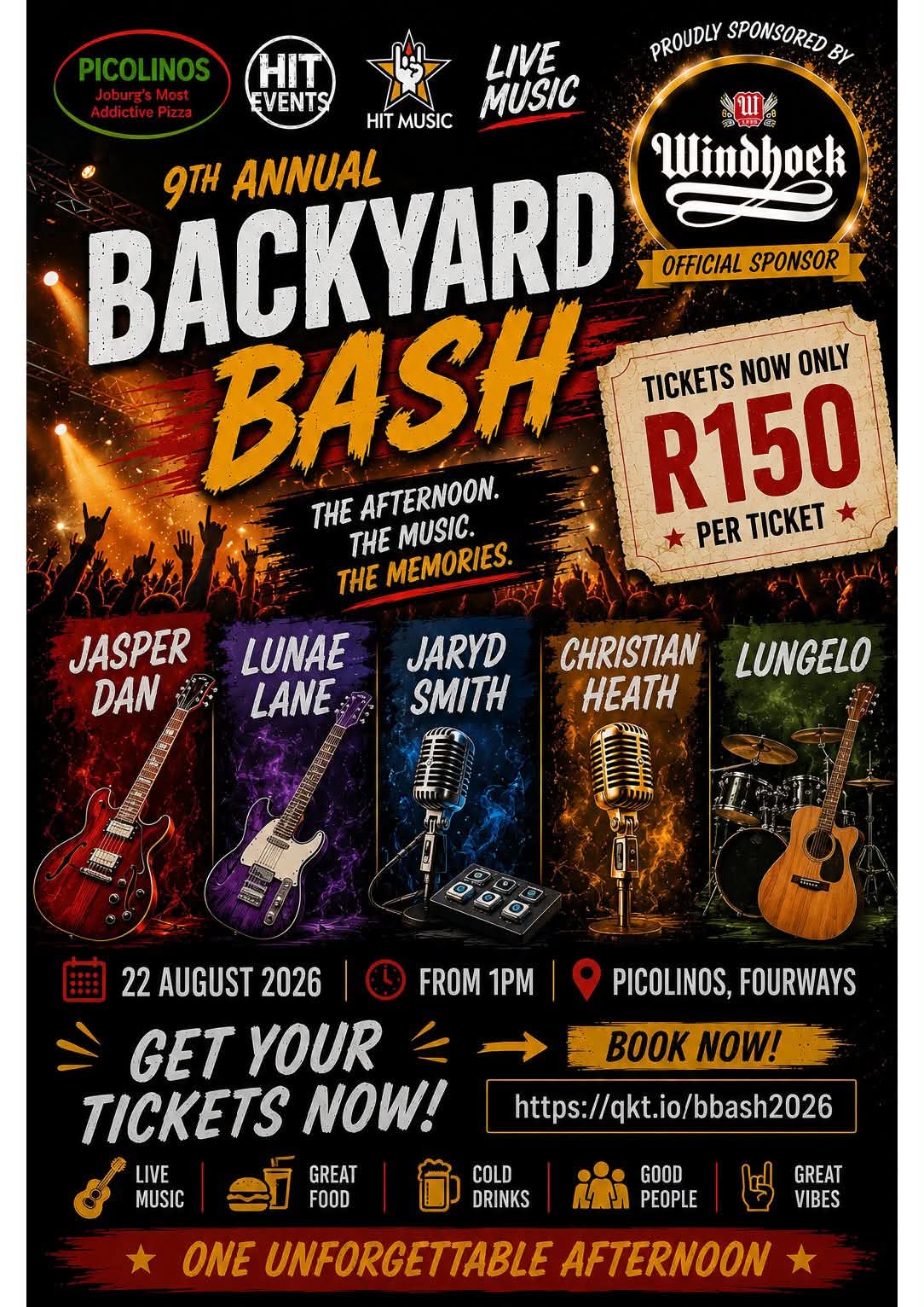 Backyard Bash @ Picolinos 22 Aug - Image 1