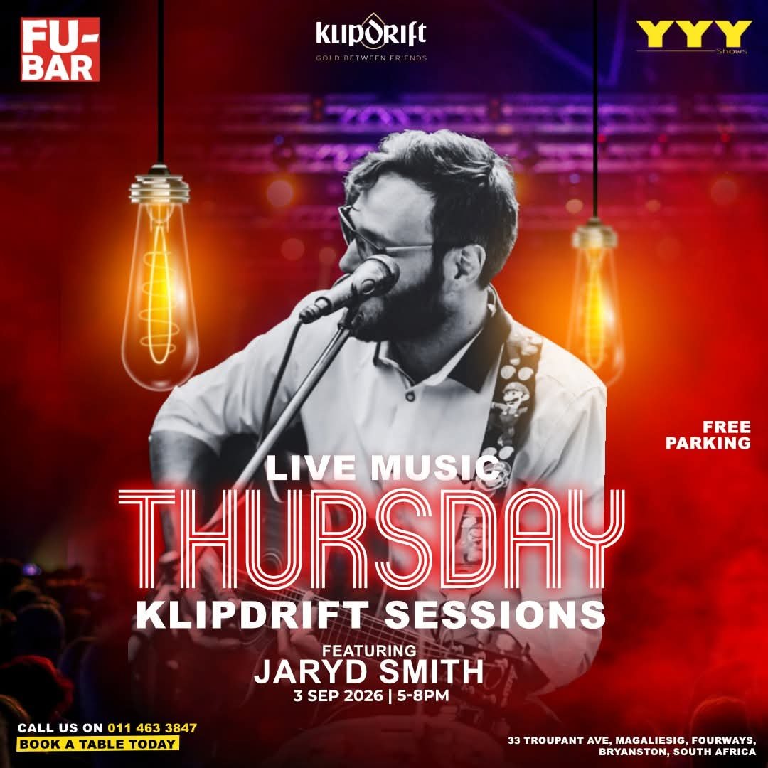 Jaryd Smith @ Fu-Bar · Sandton 3 Sep