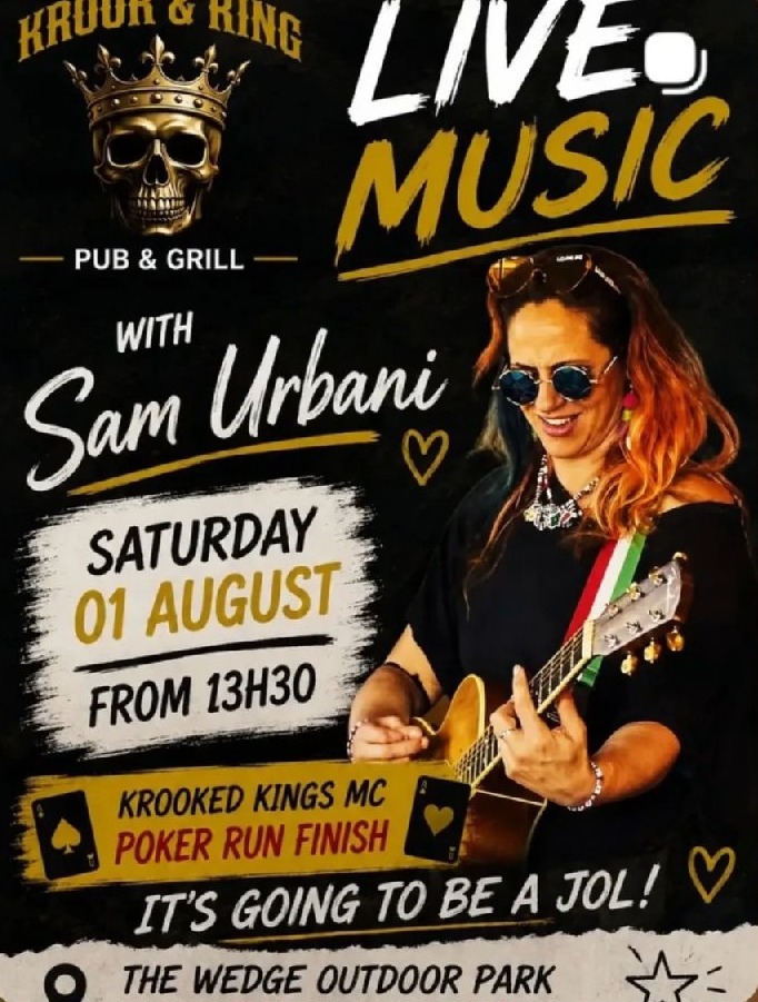 Sam Urbani @ Krook & King 1 Aug