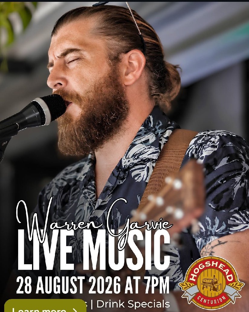 Warren Garvie @ Hogshead Centurion 28 Aug