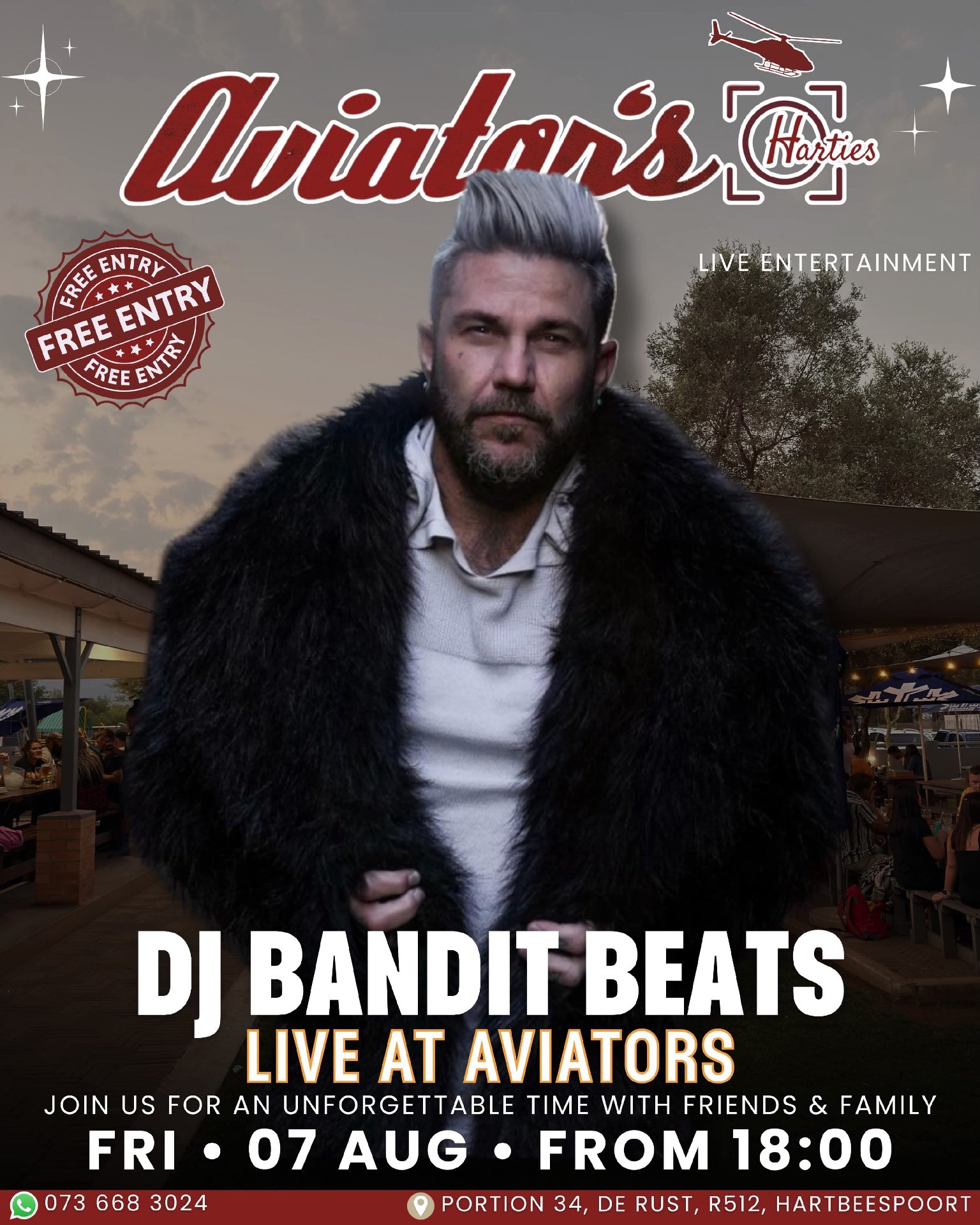 DJ Bandit Beatz @ Aviator's, Harties 7 Aug