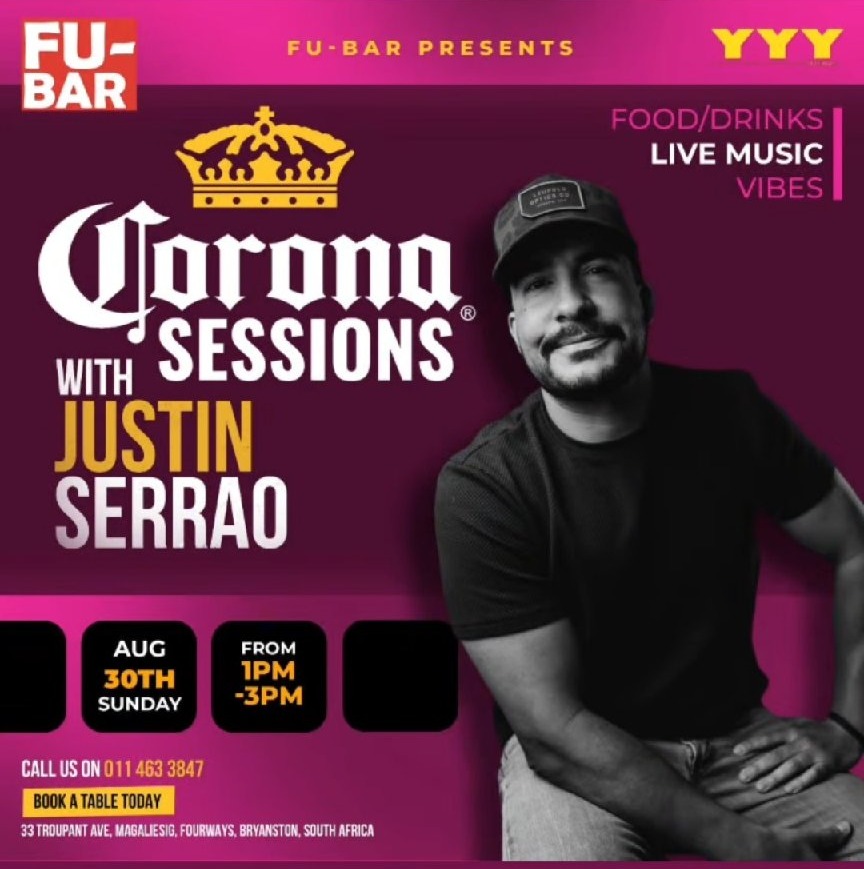 Justin Serrao @ Fu-Bar · Sandton 30 Aug