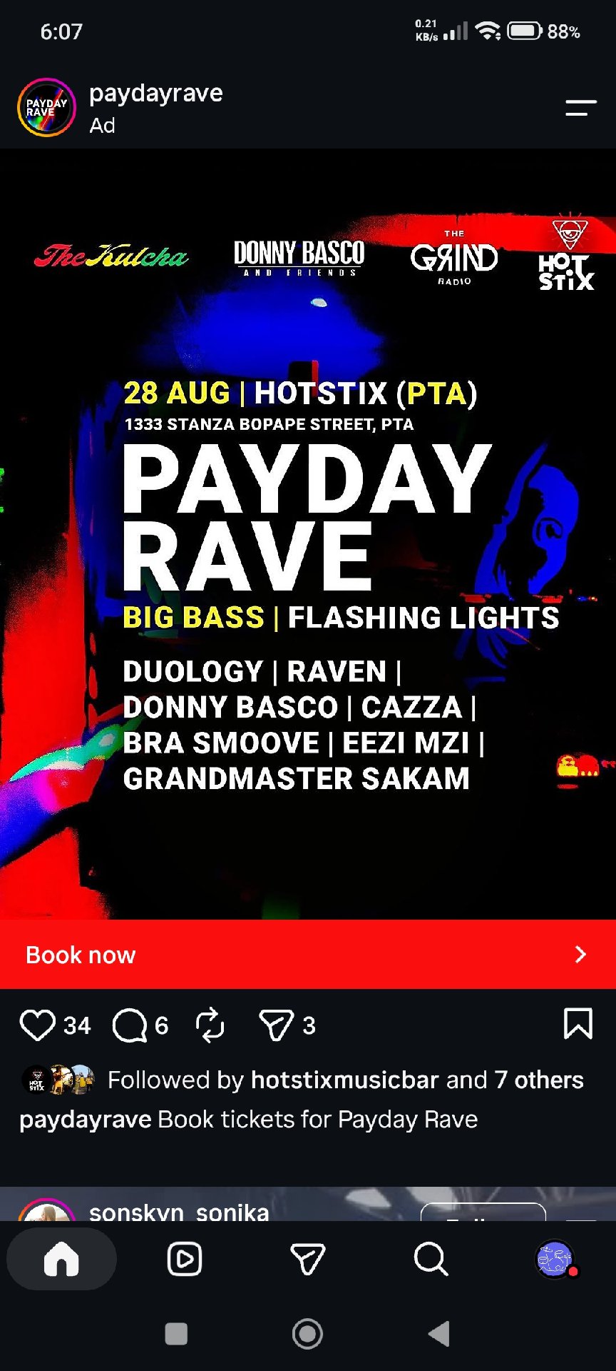 Donny Basco @ Hotstix (PTA) 28 Aug