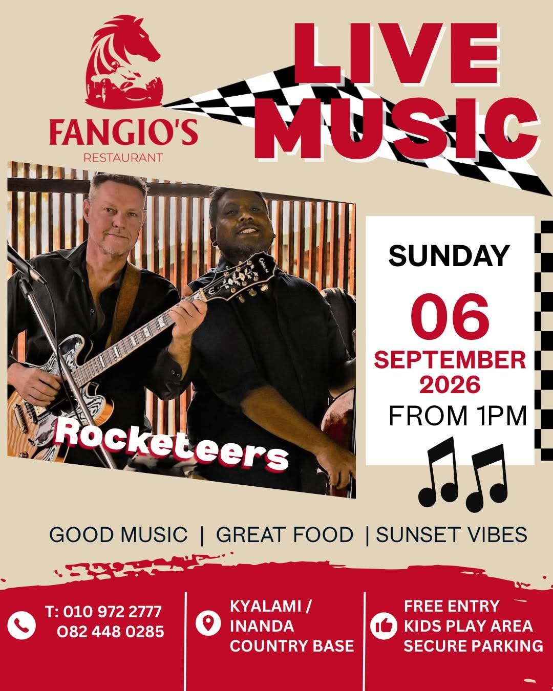 Rocketeers @ Fangios 6 Sep