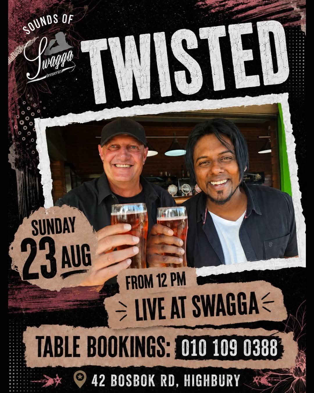 Twisted @ Swagga Breweries · Meyerton 23 Aug