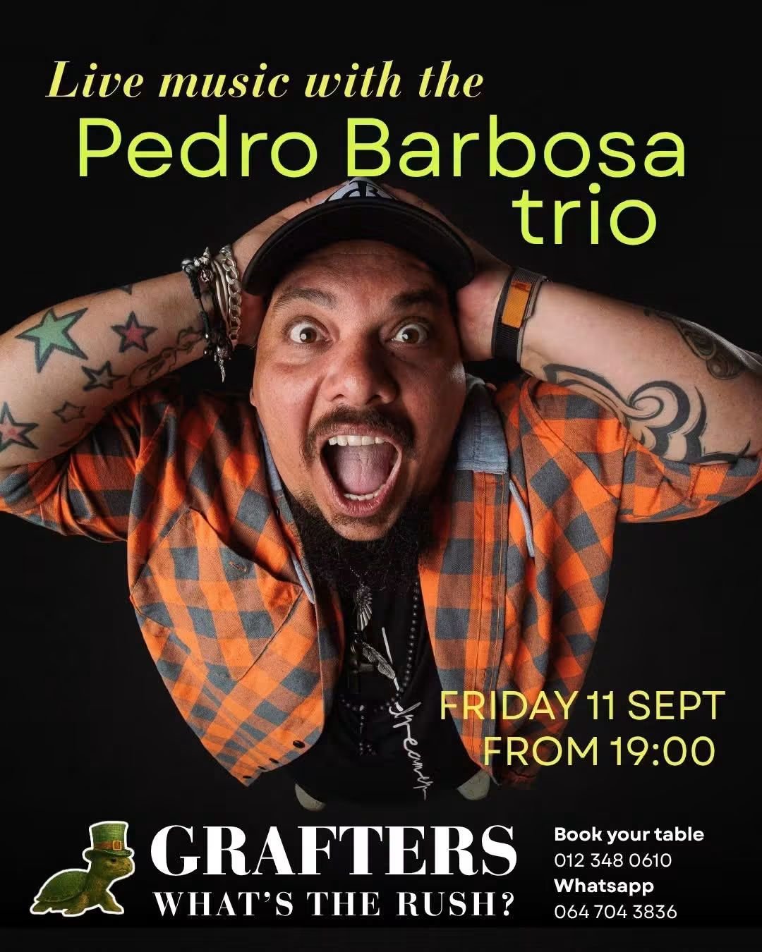 Pedro Barbosa @ Grafters Tavern Newlands Pretoria 11 Sep