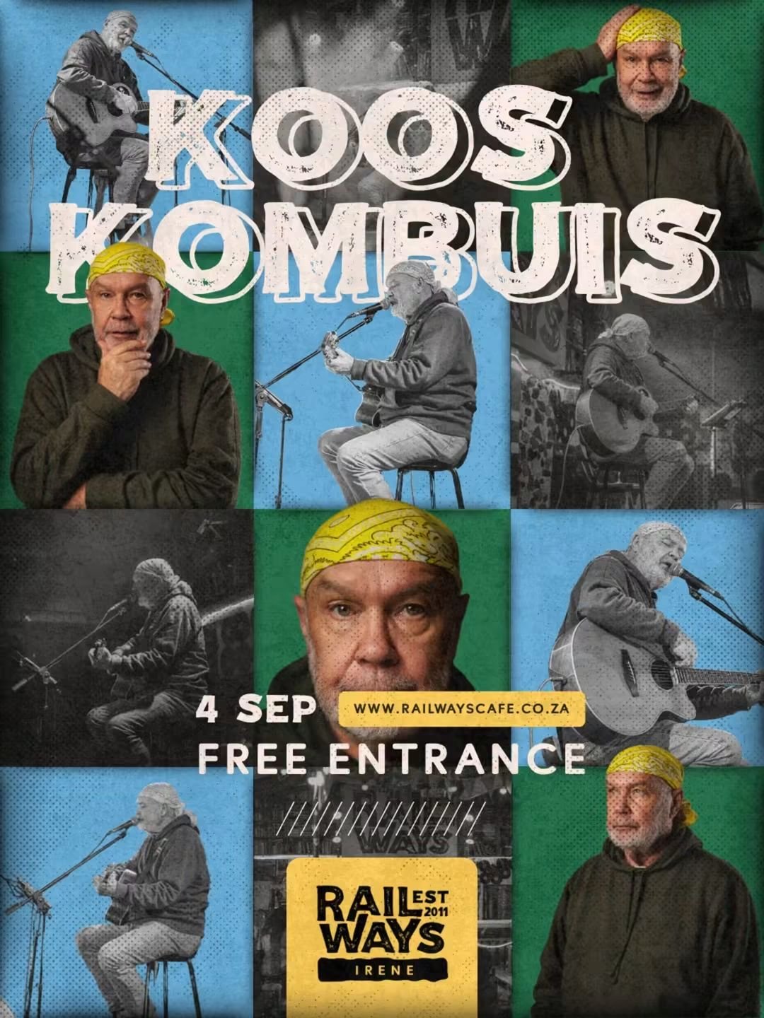 Koos Kombuis @ Railways Cafe Irene 4 Sep