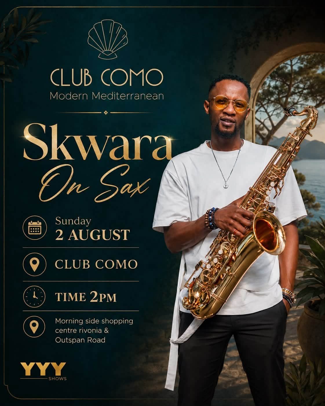 Skwara on Sax @ Club Como | Neighbourhood Square 2 Aug