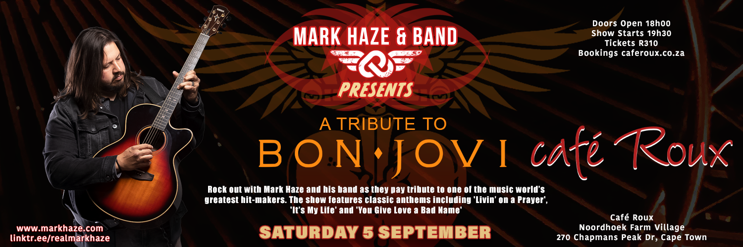 Mark Haze presents A Tribute to Bon Jovi LIVE! @ café Roux