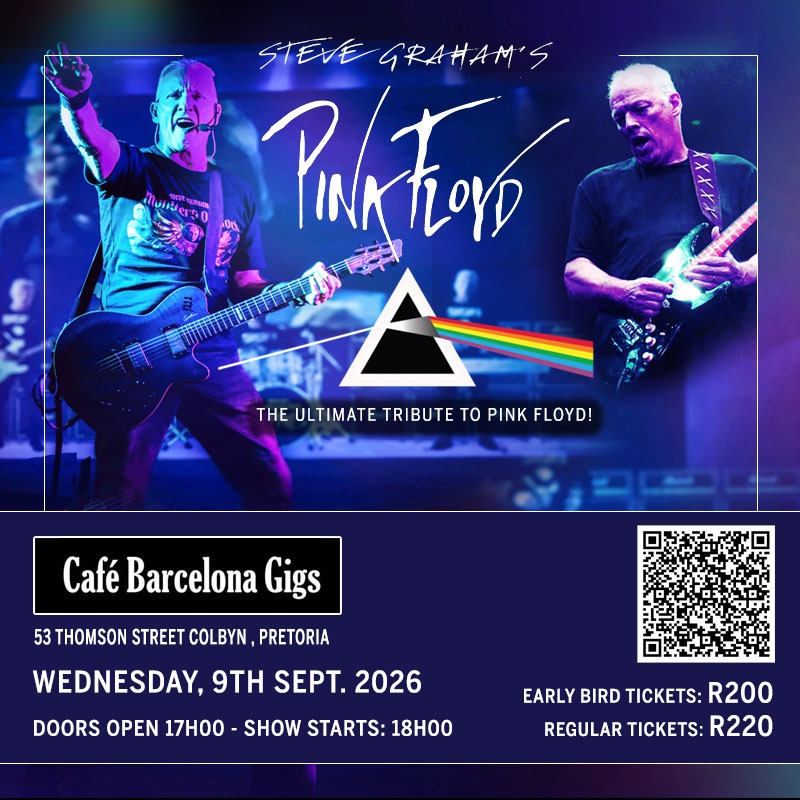 Steve Graham's Pink Floyd tribute show  - Cafe Barcelona, Pretoria