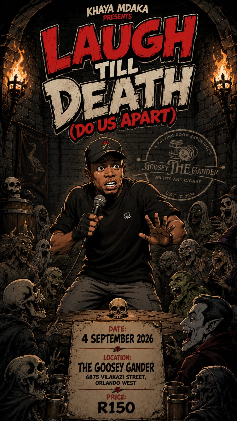 LAUGH TILL DEATH DO US APART