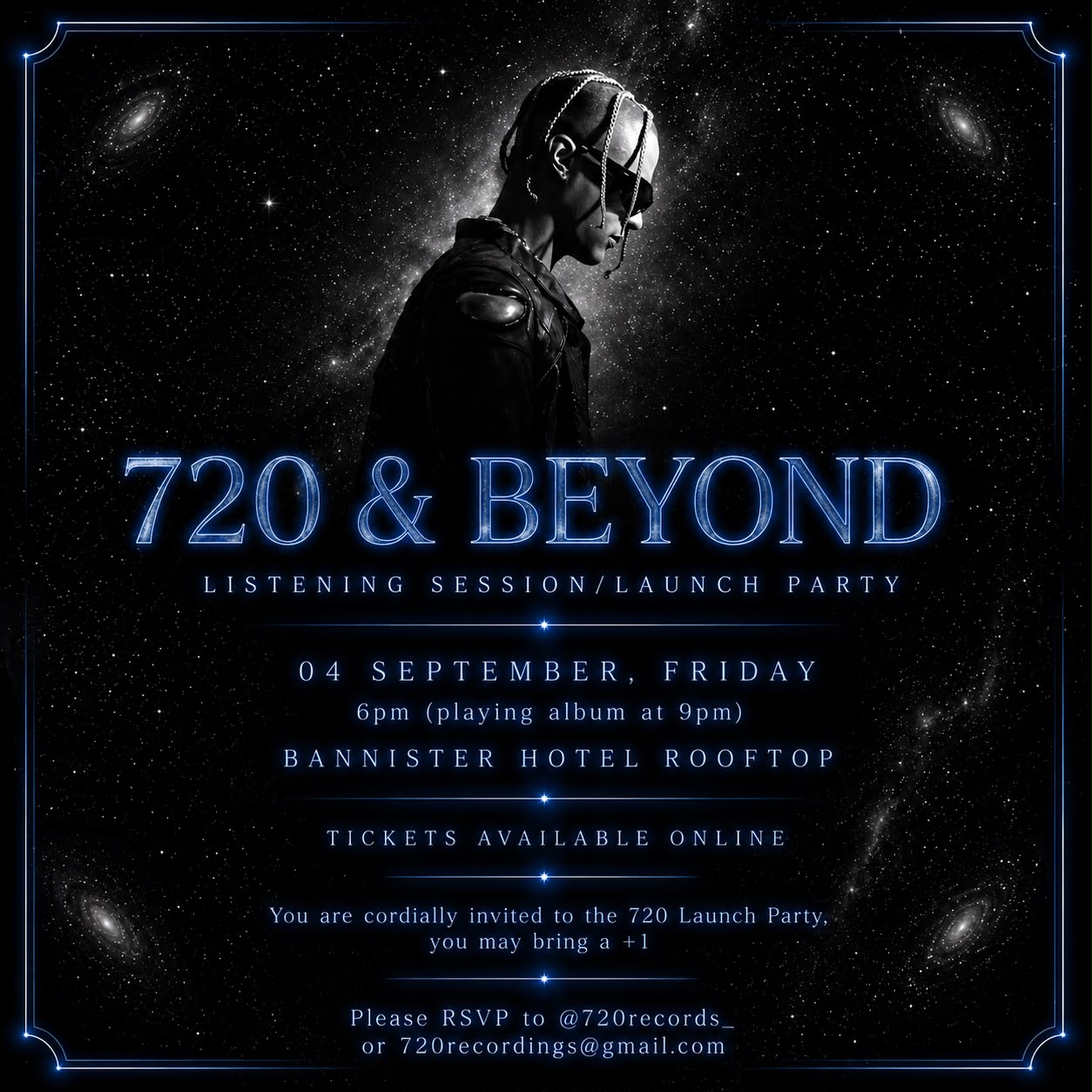 720 & BEYOND LAUNCH PARTY/LISTENING SESSION
