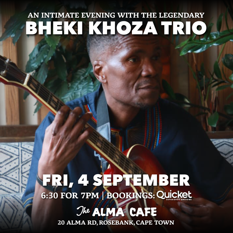Bheki Khoza Trio at The Alma Cafe