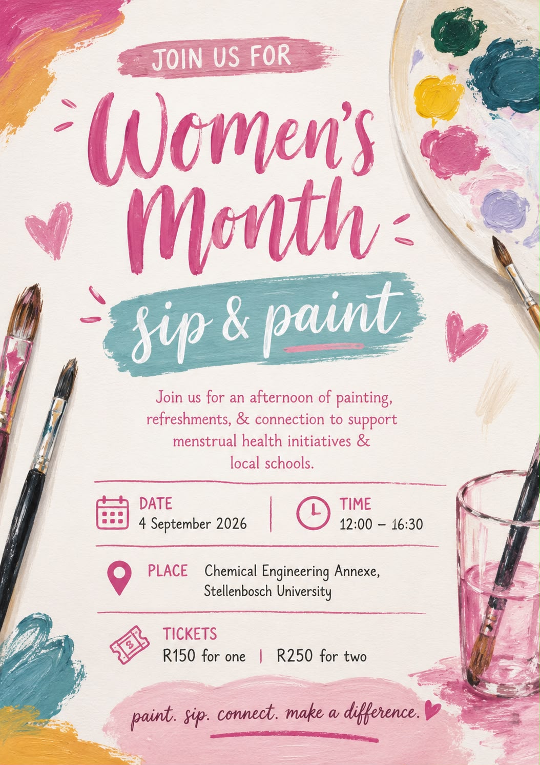 Stellenbosch Rotaract sip and paint
