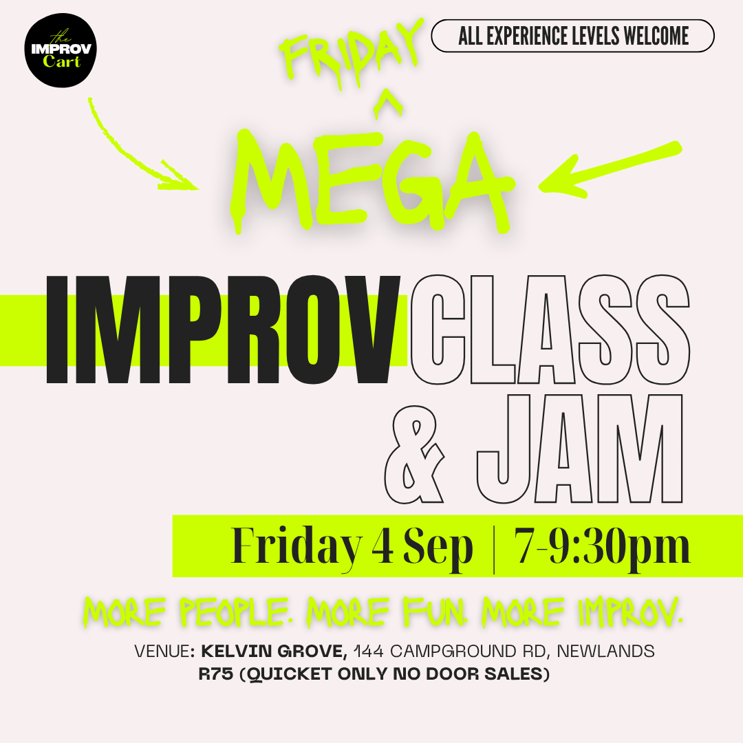 MEGA Improv Class & Jam 4 Sep