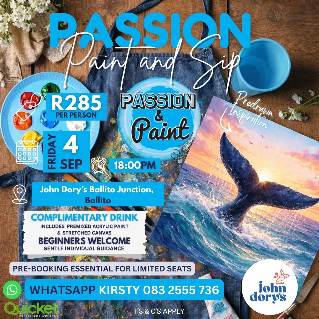 Passion Paint and Sip - Whale Watching