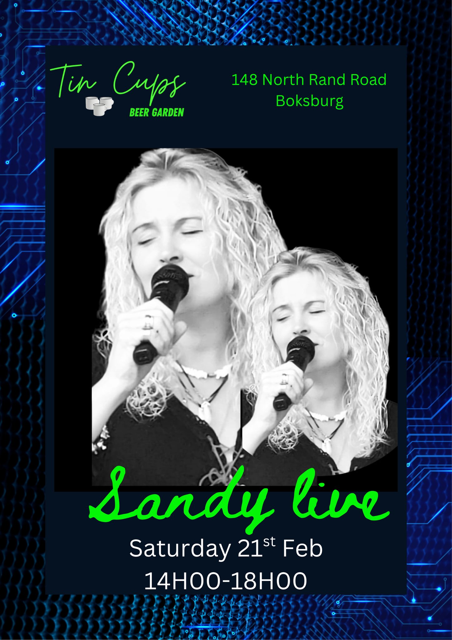 Sandy Live @ Tin Cups 21 Feb - Image 1