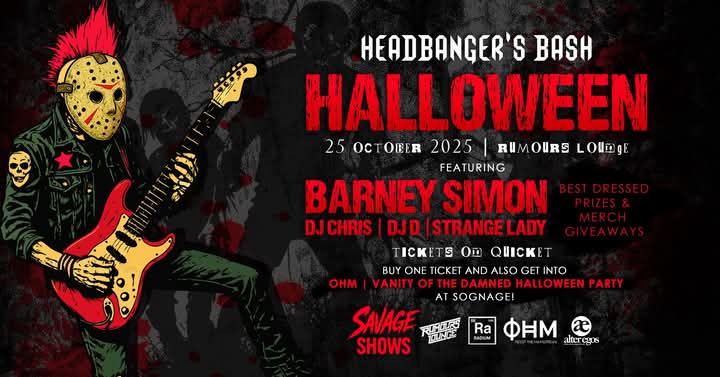Headbangers Bash Halloween