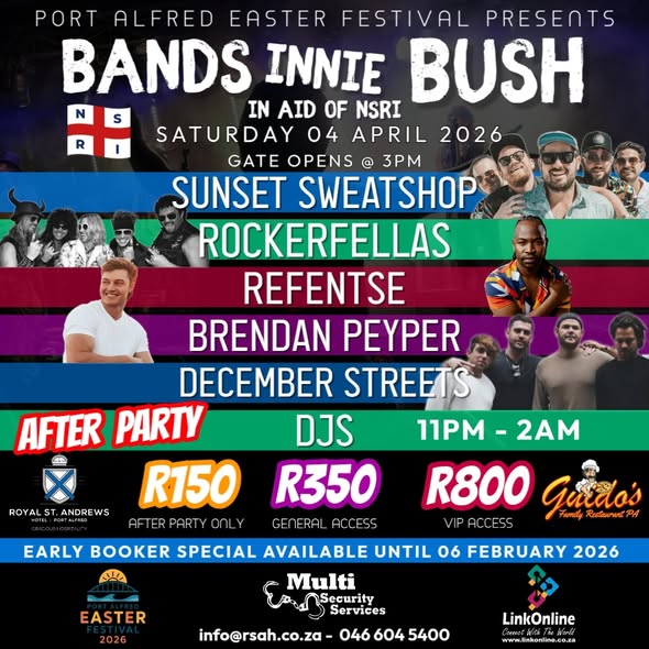 Bands innie Bush 2026 🎸🥁🎤 - Image 1