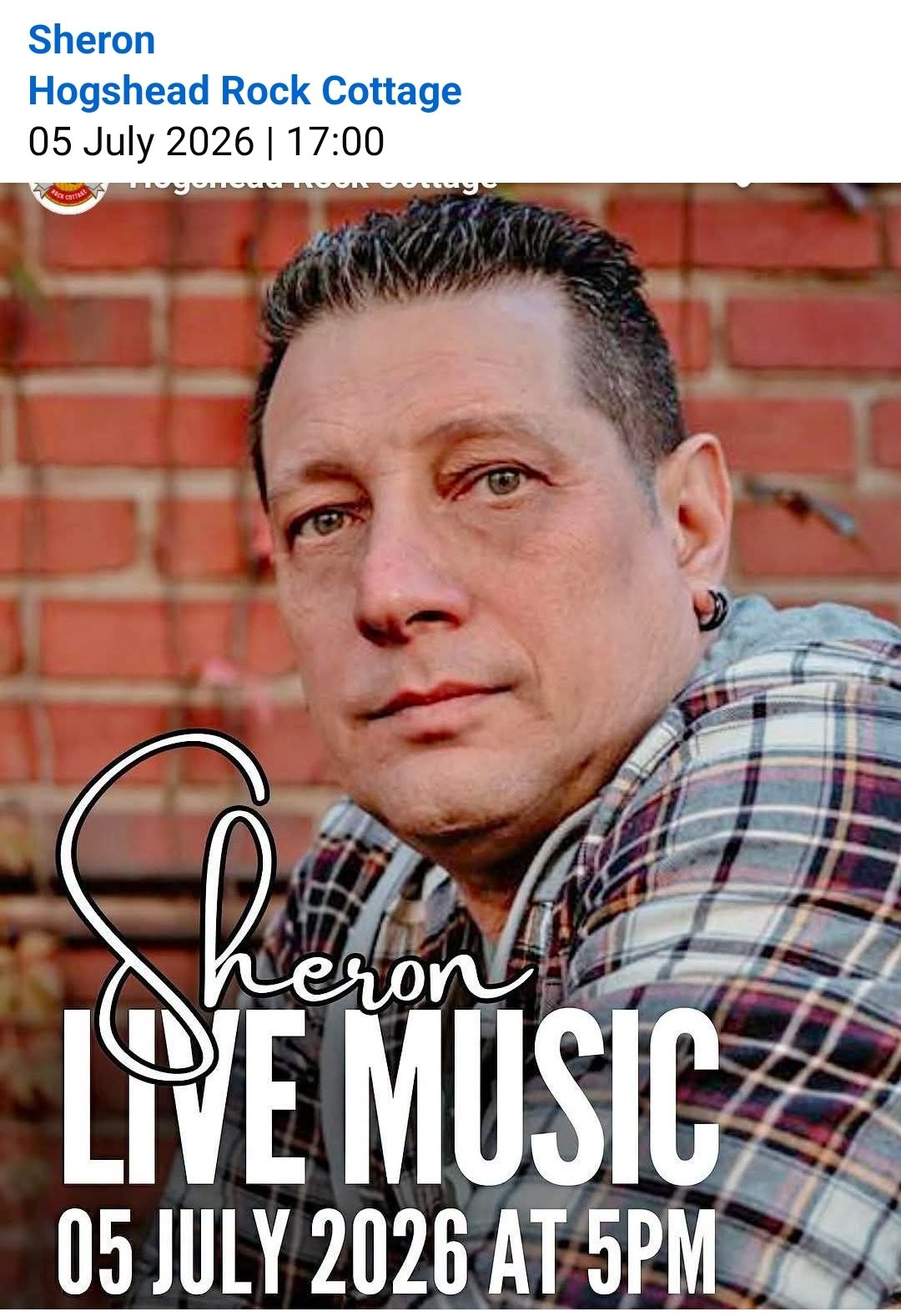Sheron @ Hogshead Rock Cottage 5 Jul