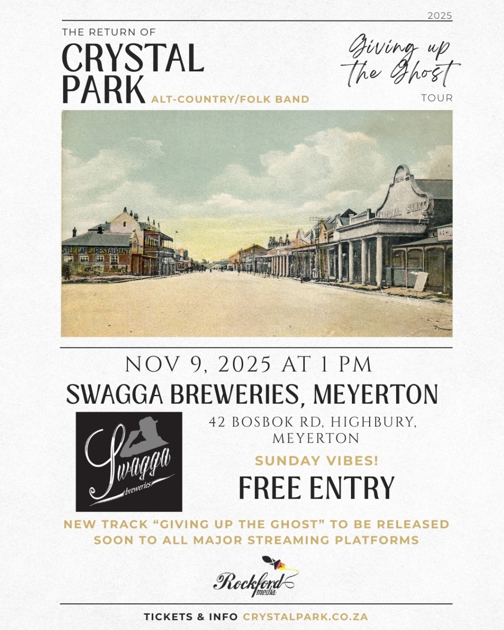 Crystal Park @ Swagga Breweries 9 Nov
