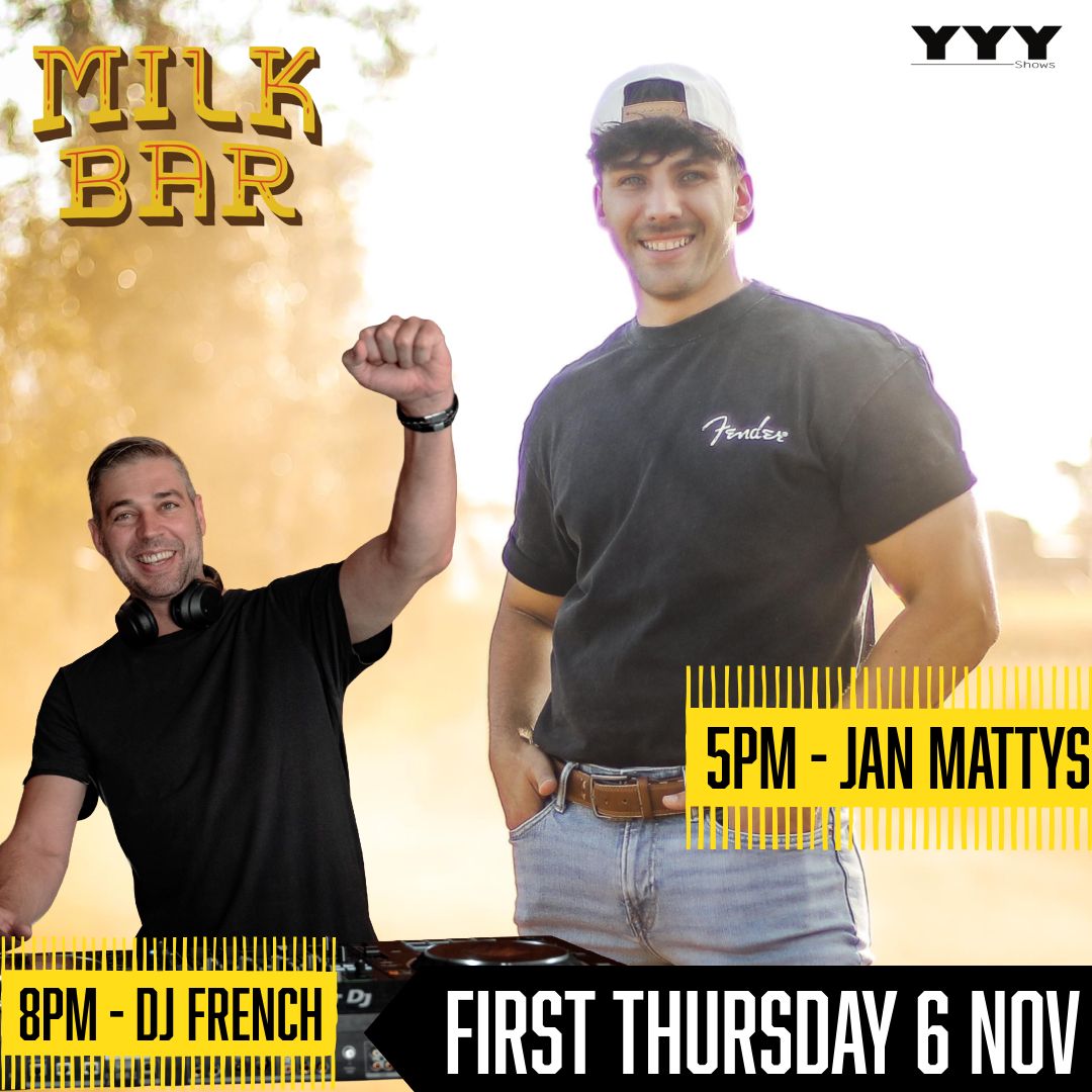 Jan Mattys & DJ French @ Milk Bar 8 Nov - Image 1