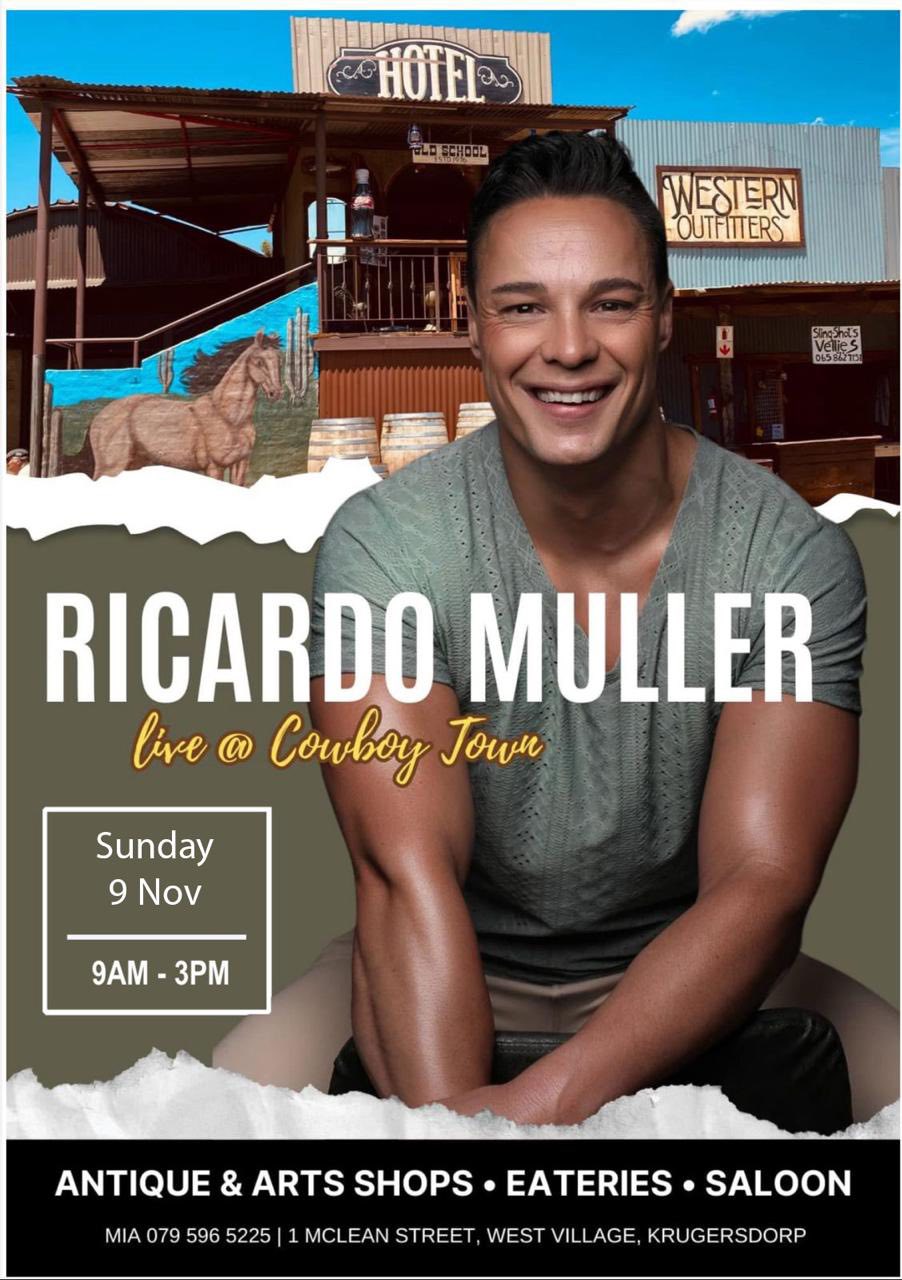 Ricardo Muller @ Cowboy Town, Krugersdorp 9 Nov