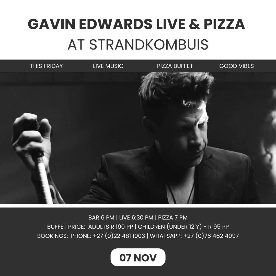 Gavin Edwards @ Strandkombuis Yzerfontein 7 Nov - Image 1