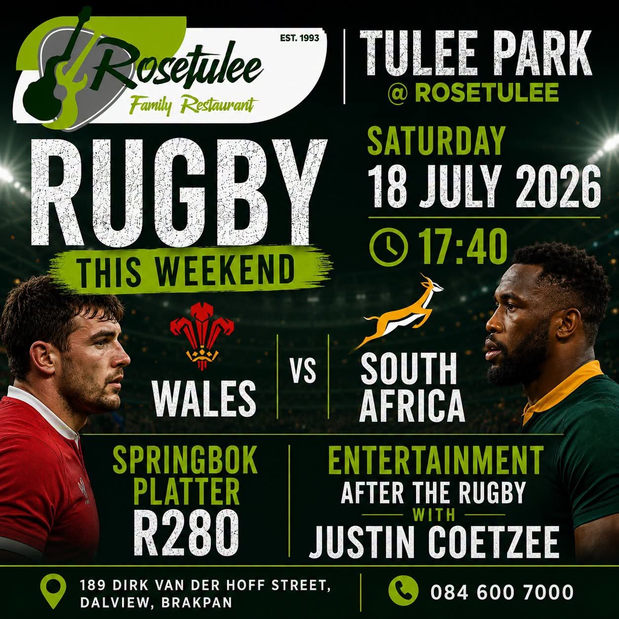 Justin Coetzee @ Rosetulee 18 Jul
