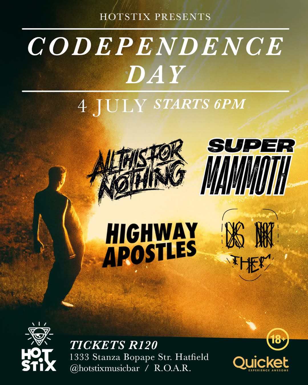 Codependence Day @ Hotstix 4 July