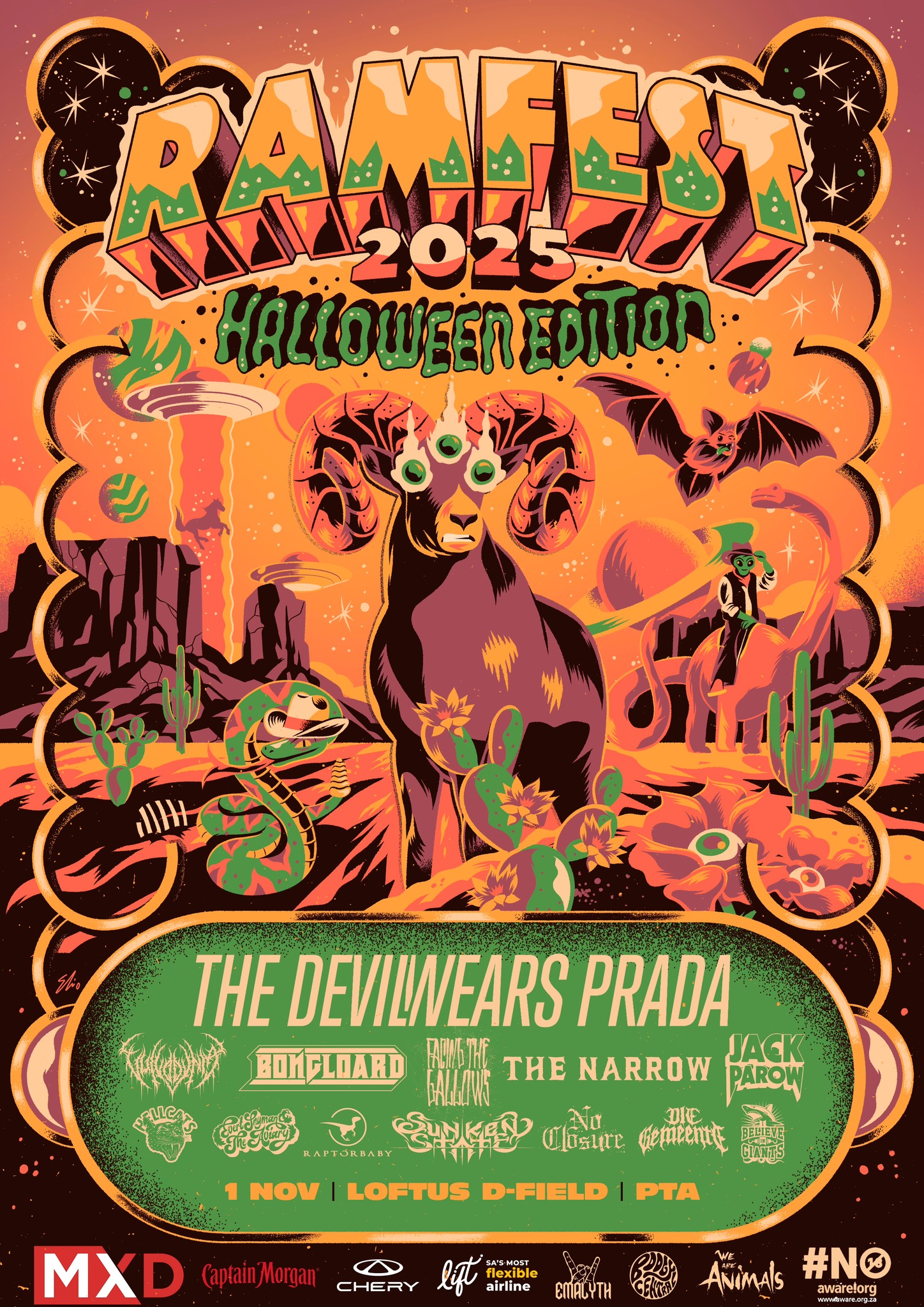 RAMFEST x HALLOWEEN 2025 Pretoria @ Loftus D Field 1 Nov - Image 1