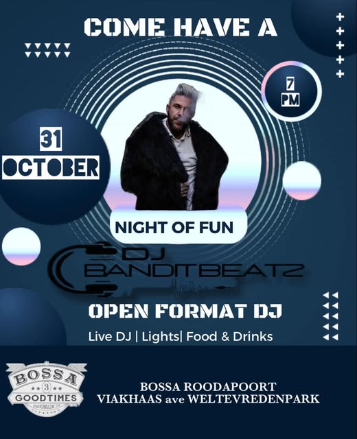 Dale Shnettler @ Bossa Roodepoort 31 Oct - Image 1