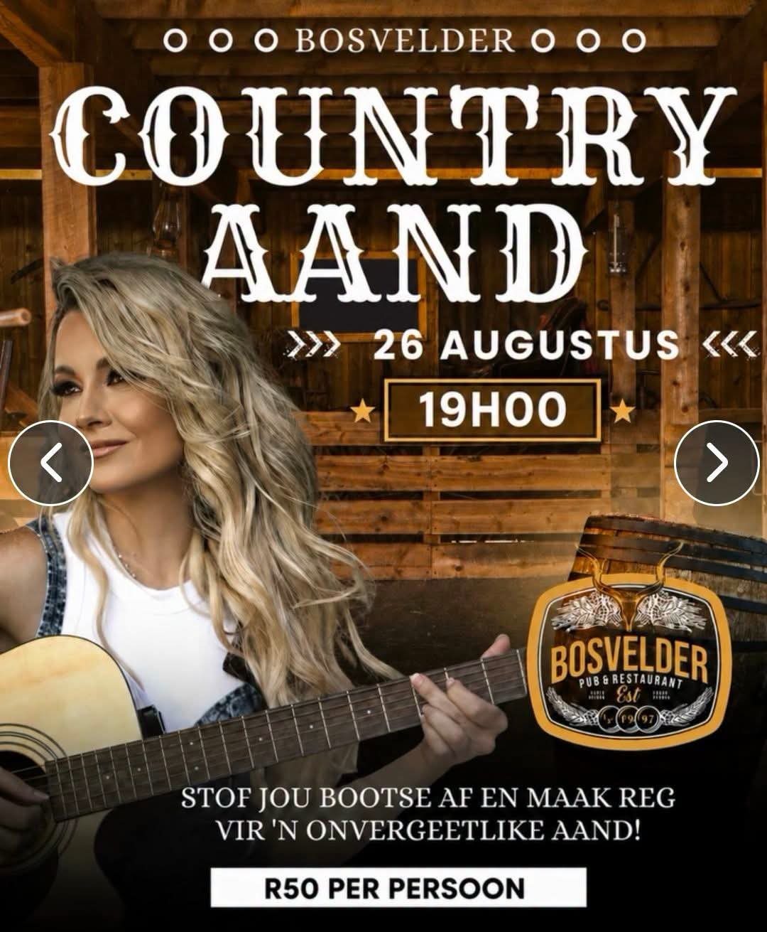 Cordelia @ Die Bosvelder Restaurant, Centurion 26 Aug
