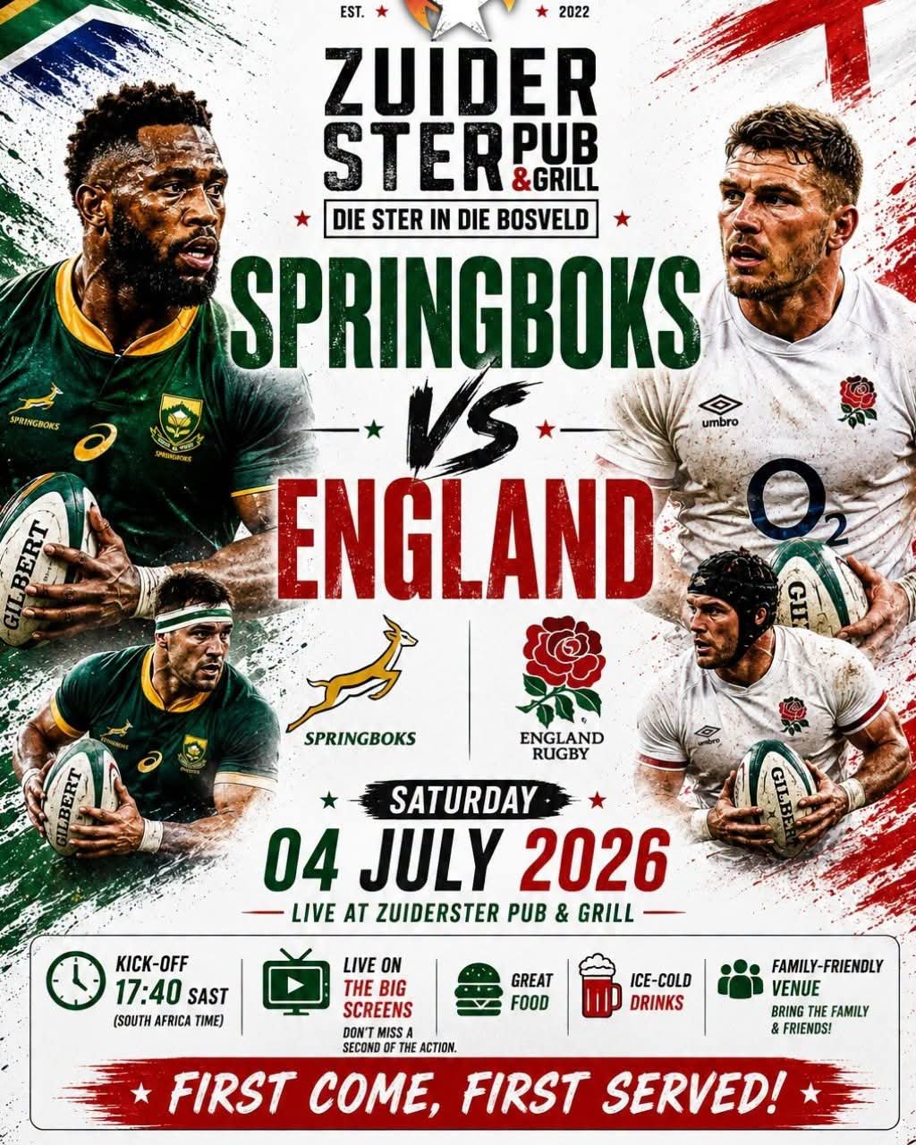 Springboks vs England