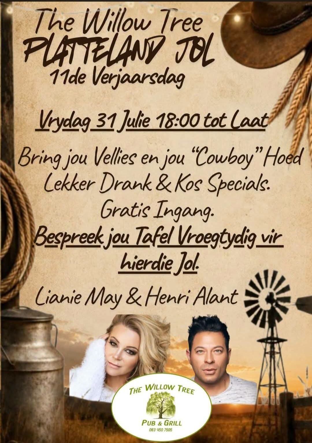 Henri Alant @ The Willow Tree Pub & Grill 31 Jul