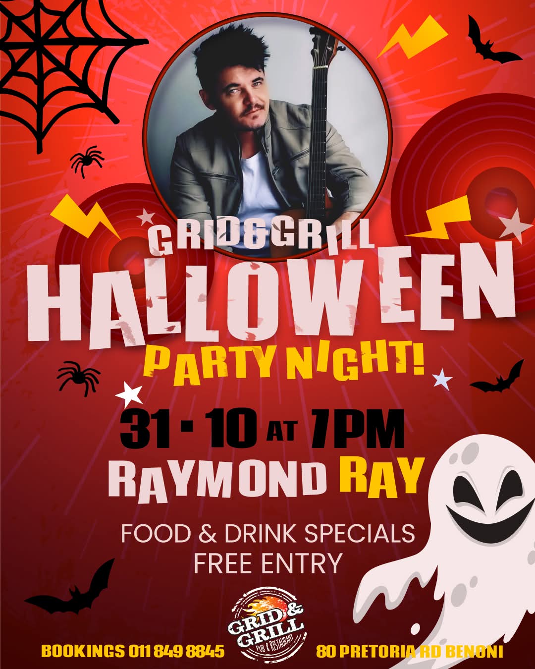 Raymond Ray @ Grid & Grill Benoni 31 Oct - Image 1