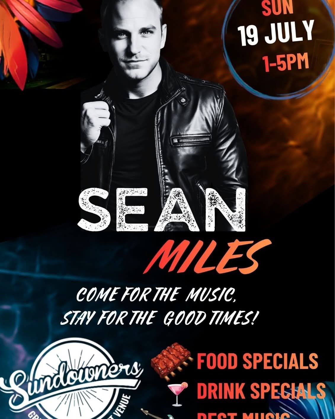 Sean Miles @ Sundowners Grill & Entertainment Venue · Alberton 19 Jul