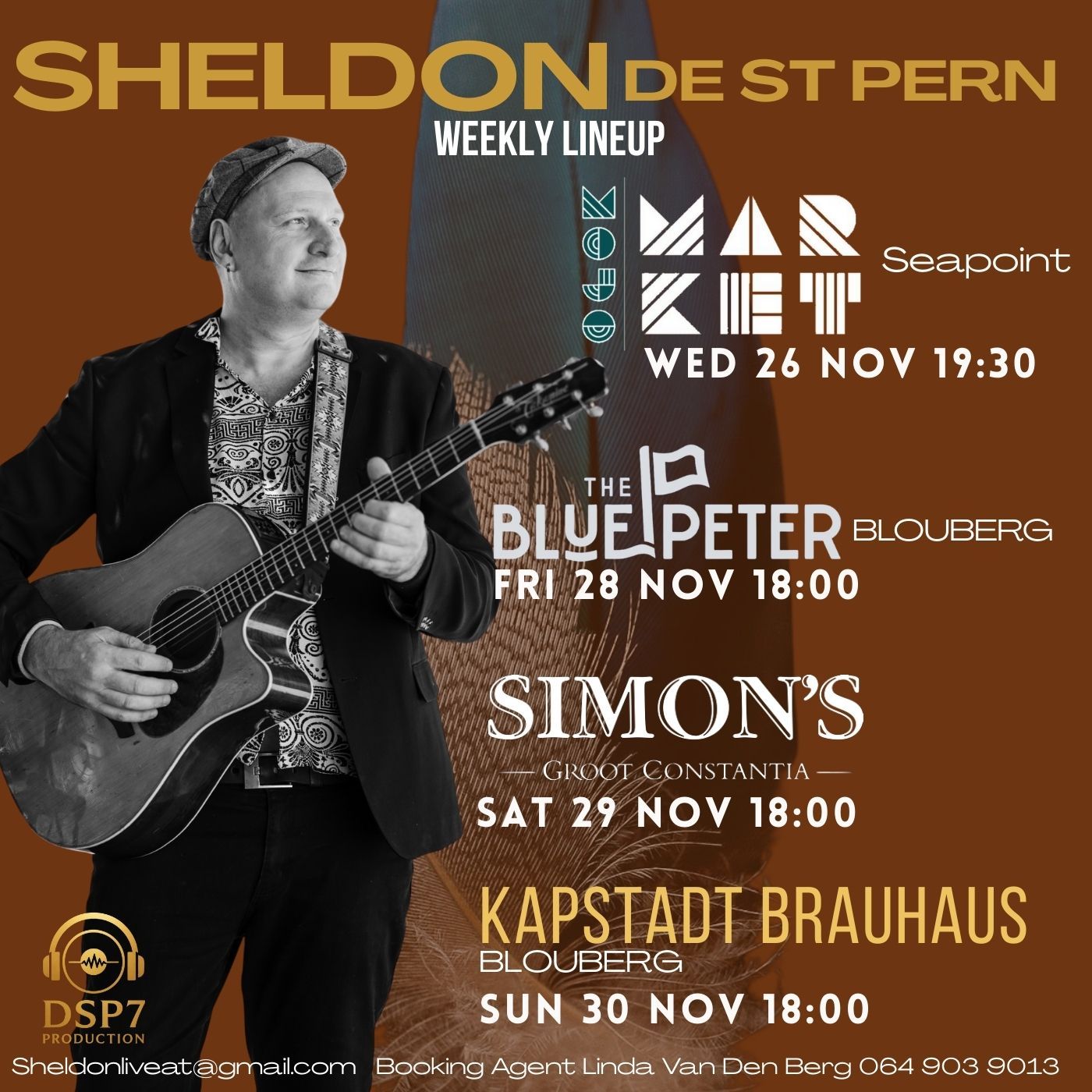 Sheldon De St Pern @ Kapstadt Brauhaus 30 Nov