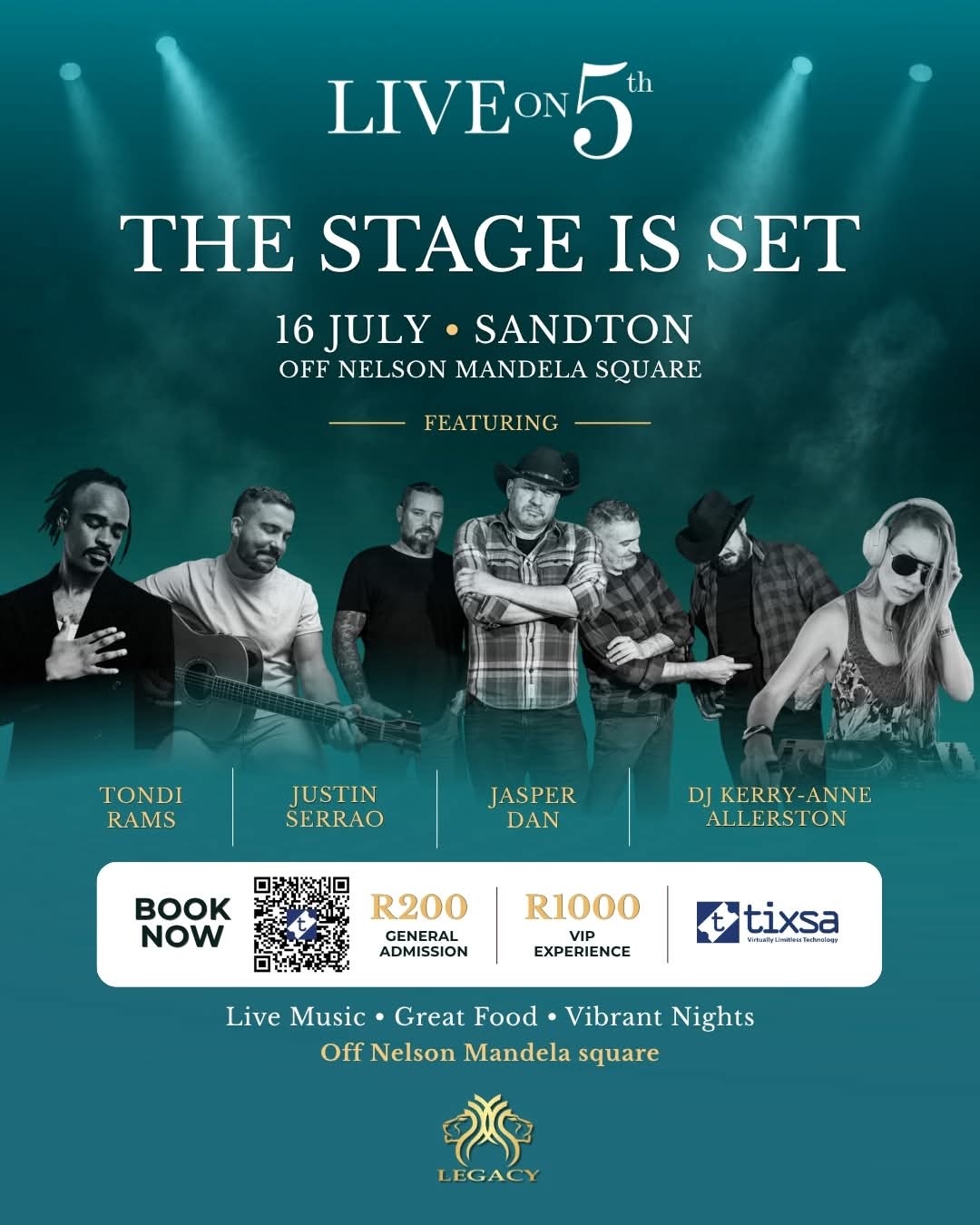 Justin Serrao & Jamie Henrdy @ LIVE on 5th, Sandton 16 Jul - Image 1